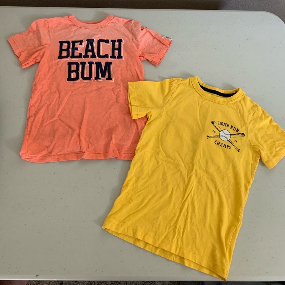 Carters boys size 5 shirts